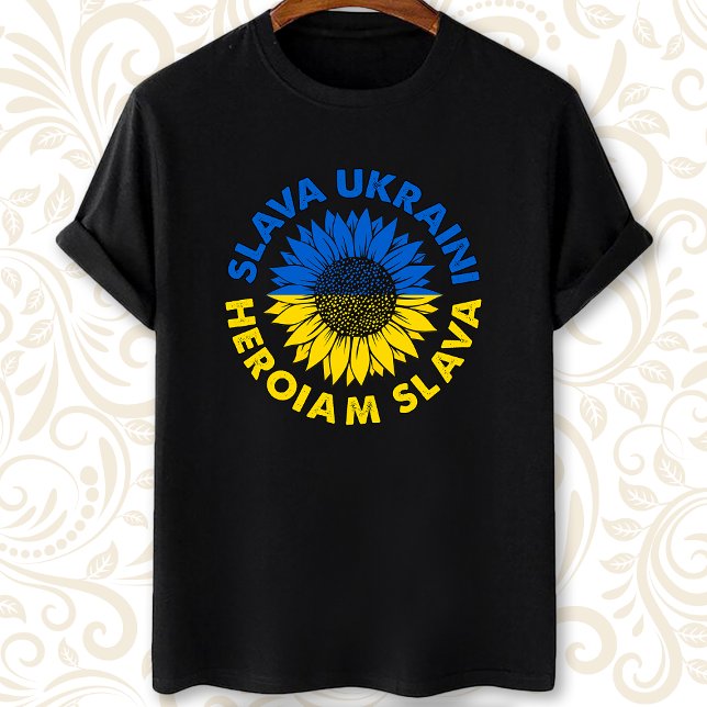 Camiseta Bandera de Ucrania de Slava Ukraini Heroiam Slava (Subido por el creador)