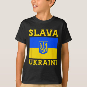 Camiseta Bandera de Ucrania Orgullo País Slava Ukraini 3