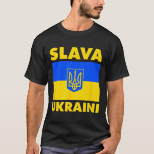 Camiseta Bandera de Ucrania Orgullo Slava Ukraini