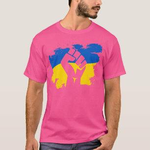 Camiseta Bandera de Ucrania Patriota Ucraniano Puño Ucrania
