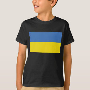 Camiseta Bandera de Ucrania, ucraniano Slava Ukraini Слава 