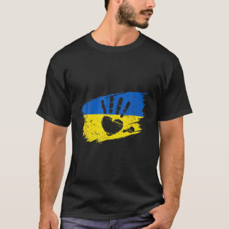 Camiseta Bandera de Ucrania vintage, apoyamos a Ucrania, sé