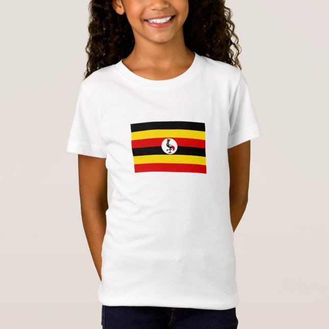 Camiseta Bandera de Uganda (Anverso)