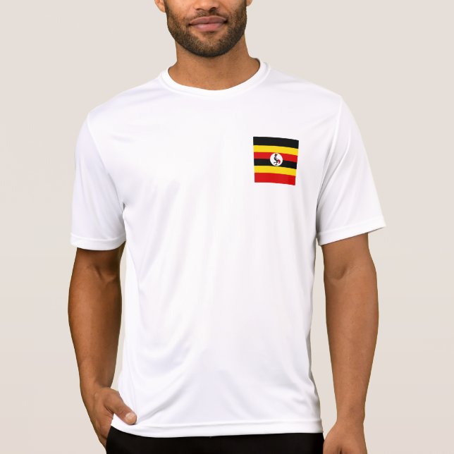 Camiseta Bandera de Uganda (Anverso)