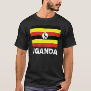 Camiseta Bandera de Uganda apoya a las mujeres ugandesas