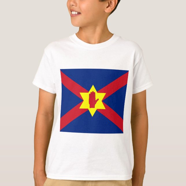 Camiseta Bandera de Ulster Nation (Irlanda del Norte) (Anverso)