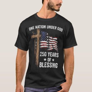 Camiseta Bandera de Una Nación Bajo Dios 4 de Julio Patriót