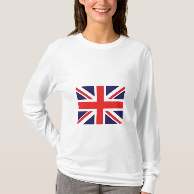 Camiseta Bandera de Union Jack, (Anverso)