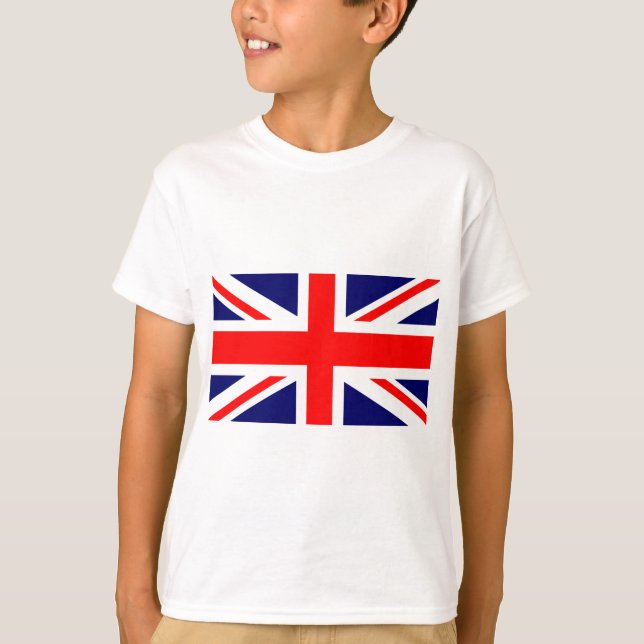 Camiseta Bandera de Union Jack Británicos (Anverso)