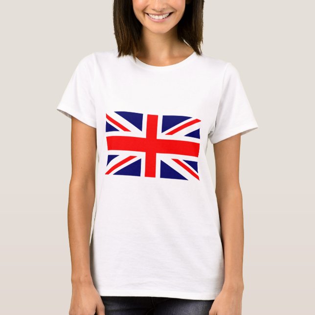 Camiseta Bandera de Union Jack Británicos (Anverso)