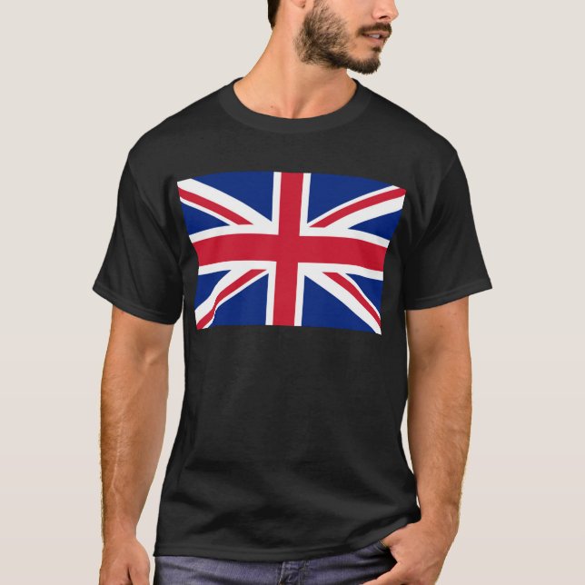Camiseta Bandera de Union Jack del Reino Unido - Versión au (Anverso)