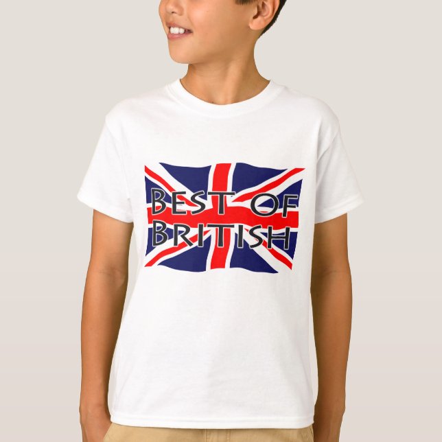 Camiseta Bandera de Union Jack - mejor de Británicos (Anverso)