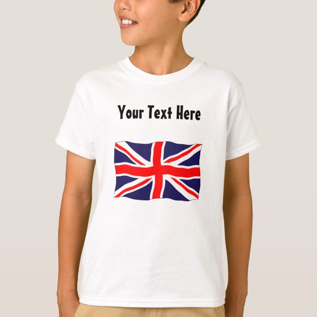 Camiseta ¡Bandera de Union Jack - personalizable con su (Anverso)