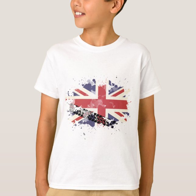 Camiseta Bandera de Union Jack Reino Unido (Anverso)
