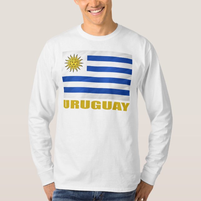 Camiseta Bandera de Uruguay (Anverso)