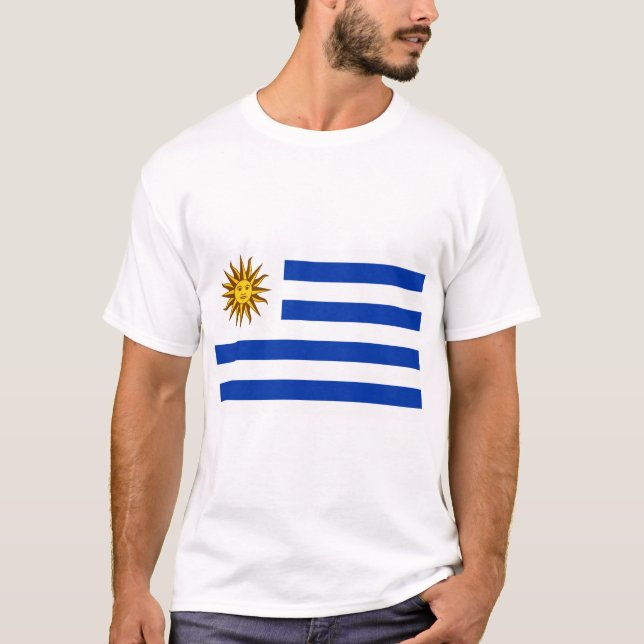 Camiseta Bandera de Uruguay (Anverso)