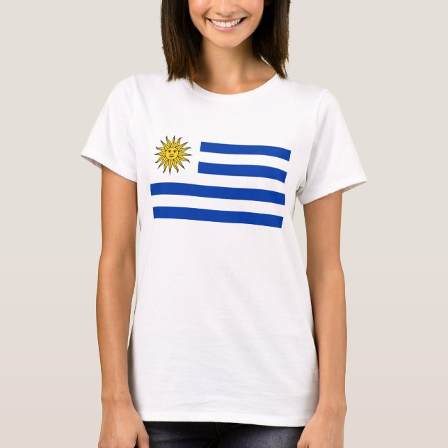 Camiseta Bandera de Uruguay (Anverso)