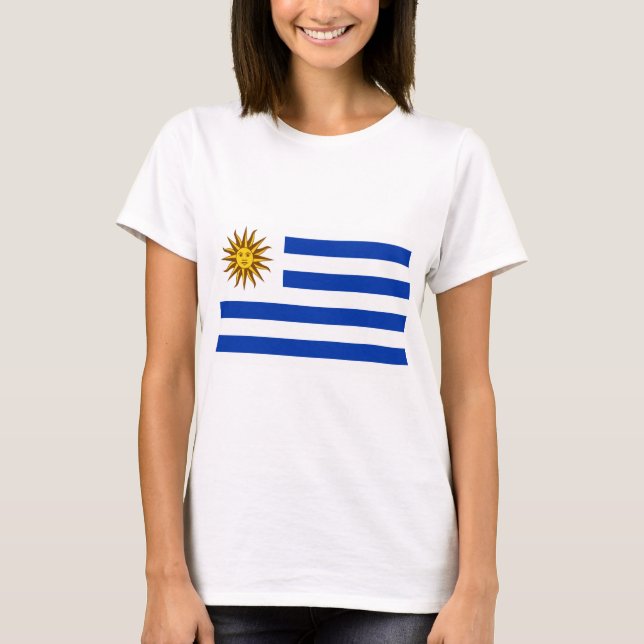 Camiseta Bandera de Uruguay (Anverso)