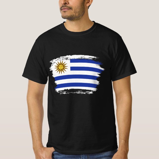 Camiseta Bandera de Uruguay (Anverso)