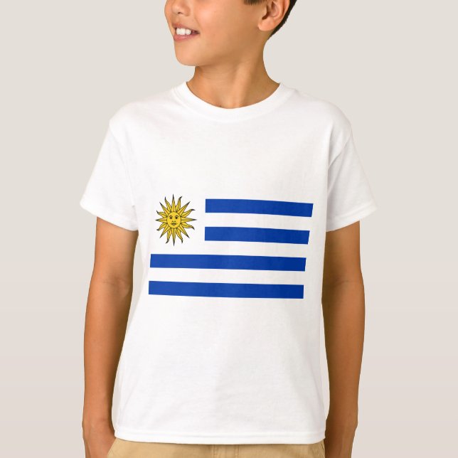 Camiseta Bandera de Uruguay (Anverso)