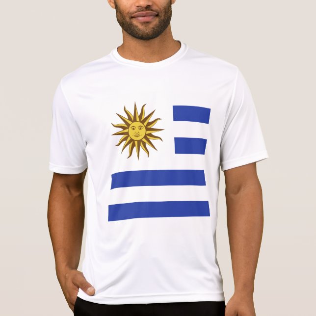 Camiseta Bandera de Uruguay (Anverso)