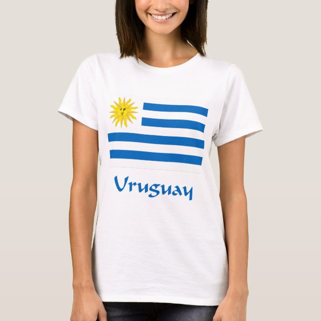 Camiseta Bandera de Uruguay (Anverso)