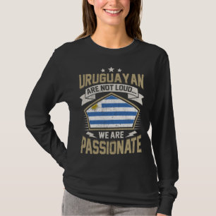 Camiseta Bandera de Uruguay Chicas y Mujeres Uruguayas Apas