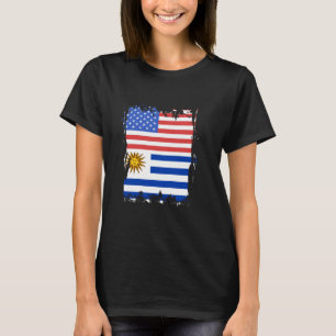 Camiseta Bandera de Uruguay Estados Unidos Uruguay Orgullo 