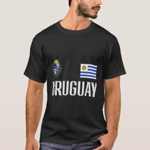 Camiseta Bandera de Uruguay Hincha de fútbol uruguayo Hombr