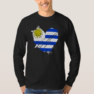 Camiseta Bandera De Uruguay Que Me Encanta Está En Mi Adn P