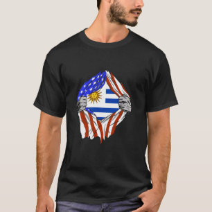 Camiseta Bandera de Uruguay tiñe el orgullo uruguayo de Est