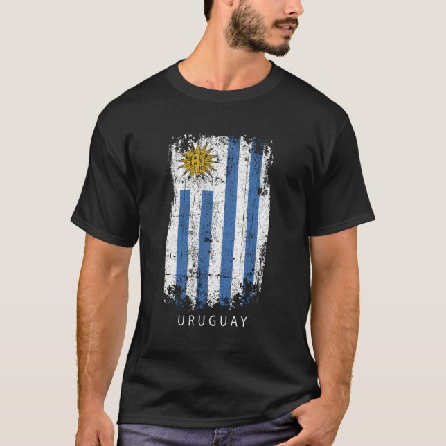 Camiseta Bandera de Uruguay Uruguay (Anverso)