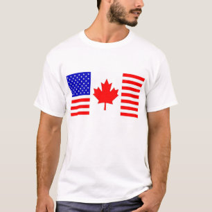 Camiseta Bandera de US/Canada