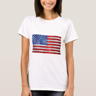 Camiseta bandera de usa