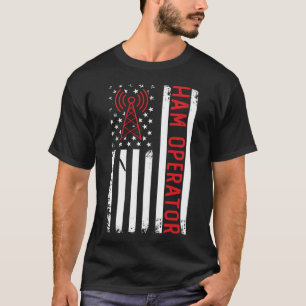 Camiseta Bandera de USA del operador de radio americano Ama