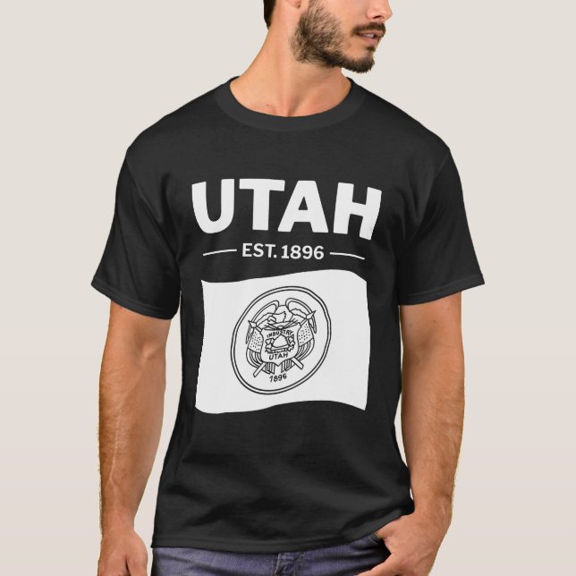 Camiseta bandera de Utah (Anverso)