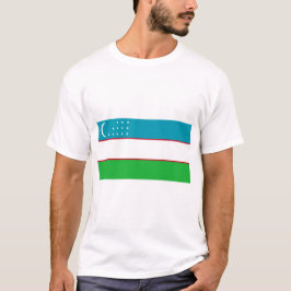 Camiseta Bandera de Uzbekistán
