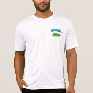 Camiseta Bandera de Uzbekistán