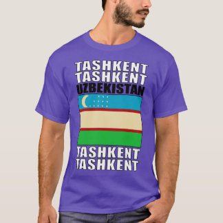 Camiseta Bandera de Uzbekistán