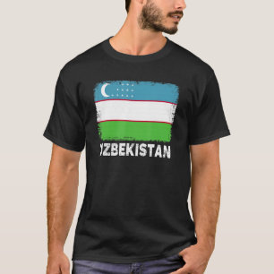 Camiseta Bandera de Uzbekistán apoya a mujeres uzbekas
