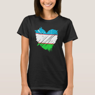 Camiseta Bandera de Uzbekistán que me encanta está en mi Ad