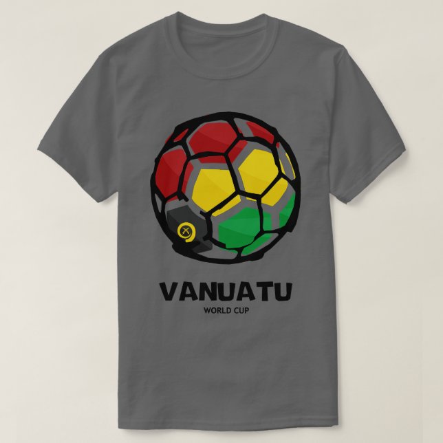 Camiseta Bandera de Vanuatu (Diseño del anverso)