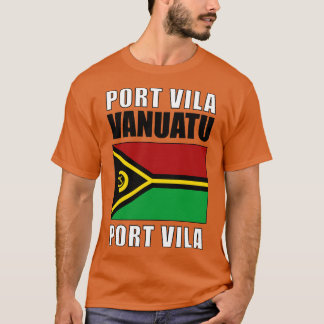 Camiseta Bandera de Vanuatu