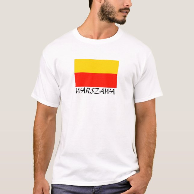 Camiseta Bandera de Varsovia "Warszawa" (Anverso)