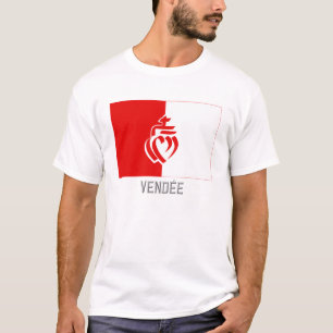 Camiseta Bandera de Vendée con nombre