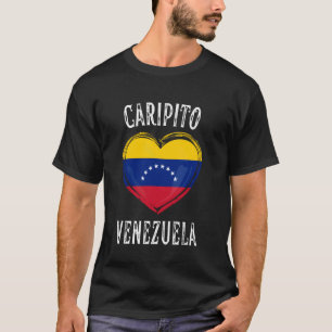 Camiseta Bandera de Venezuela Corazón Ciudad Caripito