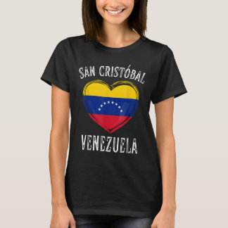 Camiseta Bandera de Venezuela Corazón de San Cristóbal