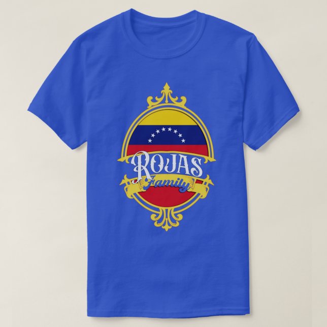 Camiseta Bandera de Venezuela de Rojas (Diseño del anverso)