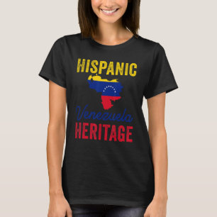 Camiseta Bandera de Venezuela Mes de la Herencia Hispana Gr