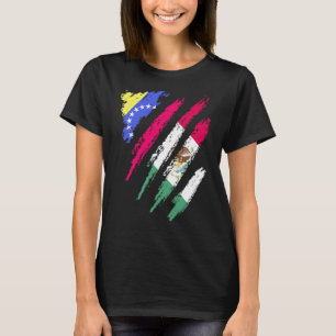 Camiseta Bandera de Venezuela México crece banda de patriot